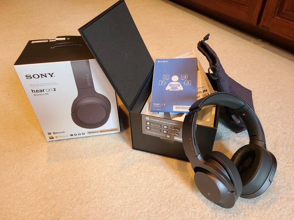 Sony Noise Cancelling Headphones, Bluetooth, Wiress