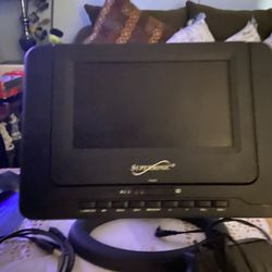 TV and DVD player