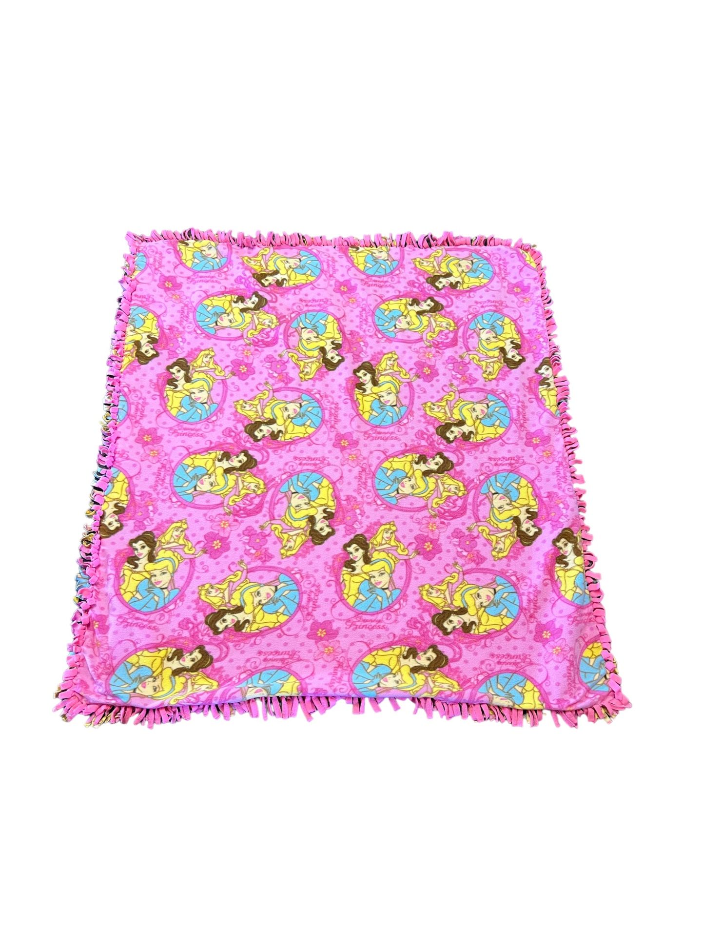 Disney Princess Belle Aurora Cinderella Knot Tie Blanket