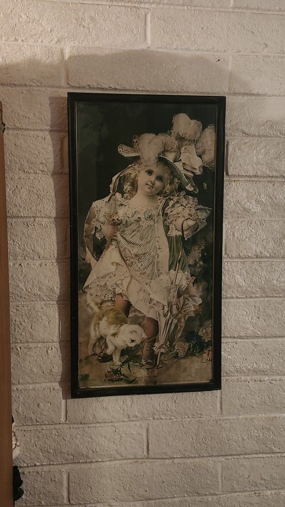 Adorable 1897 "Good Morning" Woolson Spice Co. Picture