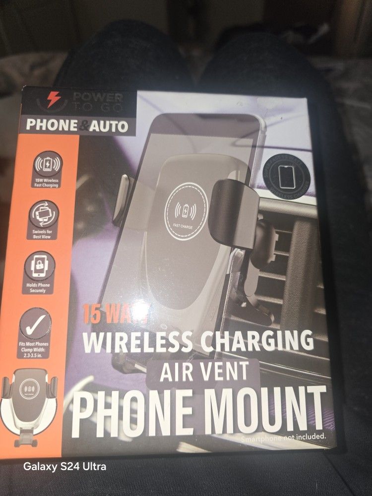 Wireless Phone Mount For Car
