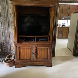 TV Stand and TV 