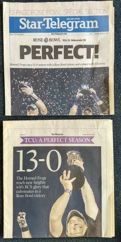 TCU Rose Bowl 2011 Horned Frogs