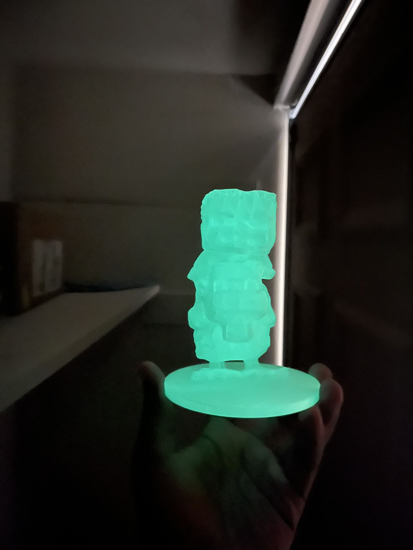 Glow In The Dark Chicken Jockey Statue (Big)