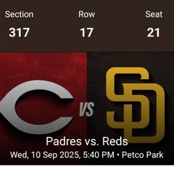 Padres Tickets 4 Pack
