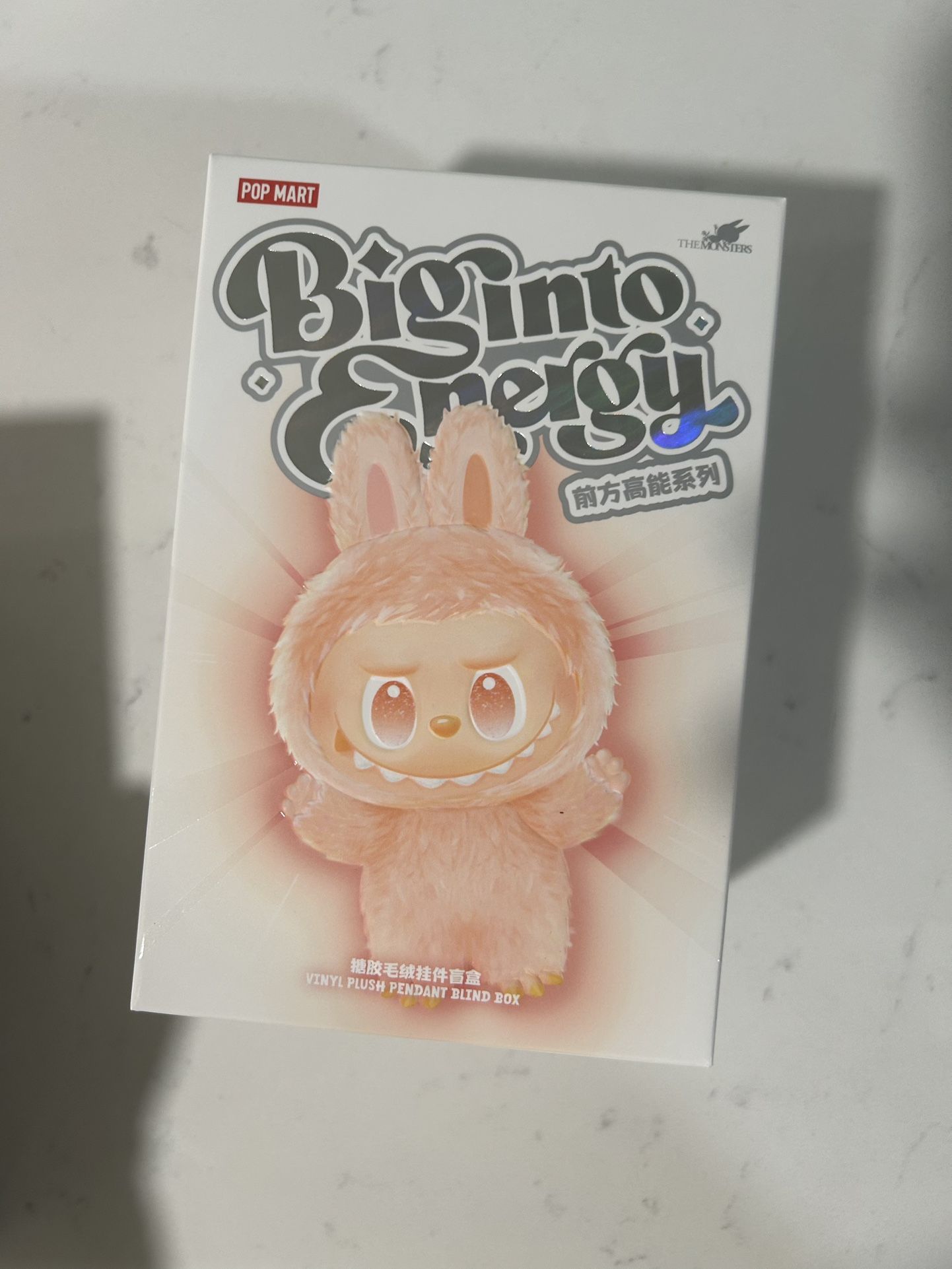 Pop Mart Labubu The Monsters Big into Energy Series Vinyl Plush Pendant Single Blind Box