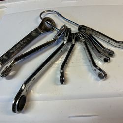 Craftsman Set Of 8 Ratchet Wrenches