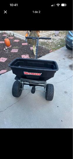 Westward Push Broadcast Spreader
