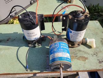 3 JABSCO Water Pumps