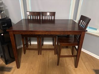 Solid wood dining table set