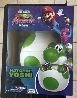 Hatchin' Yoshi Interactive Egg - Super Mario Galaxy Movie - New