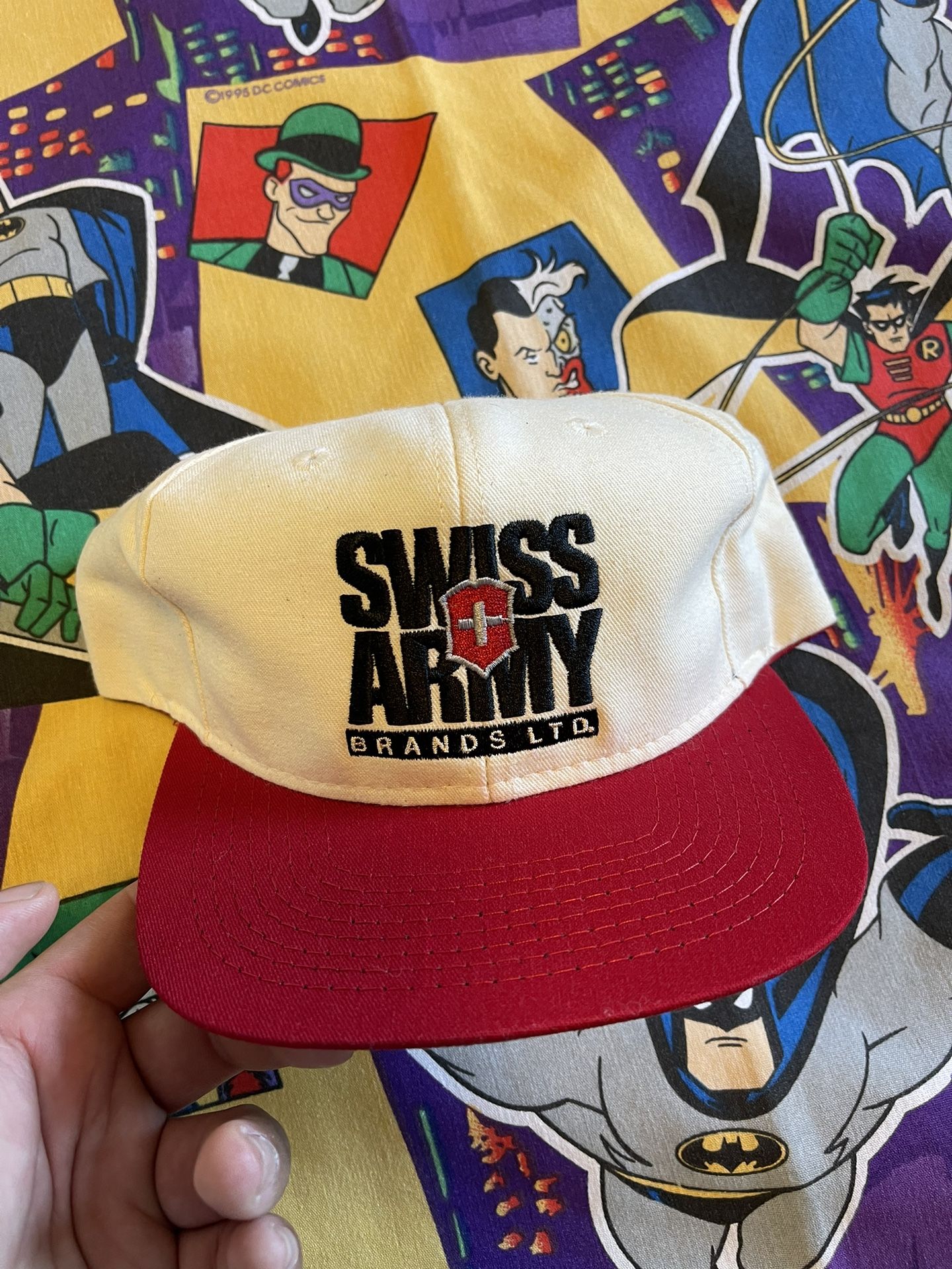 Swiss Army Brand Company Inc Hat Red Cross Kross Victorinox Vintage