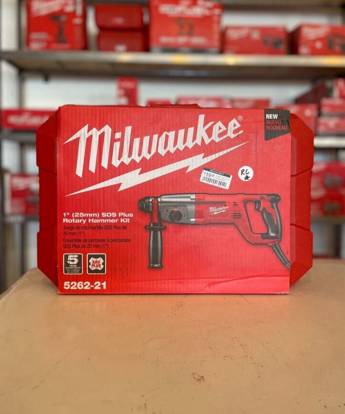 8 Amp Corded 1 in. SDS D-Handle Rotary Hammer….5262-21