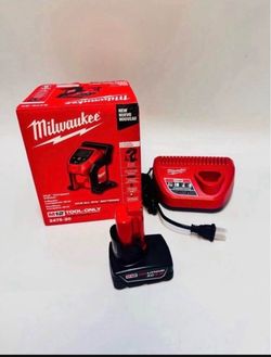 ๐ Milwaukee M12 Compact Inflator + 4.0 Battery + M12 Charger New
