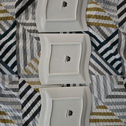 Malacasa Porcelain White Plates