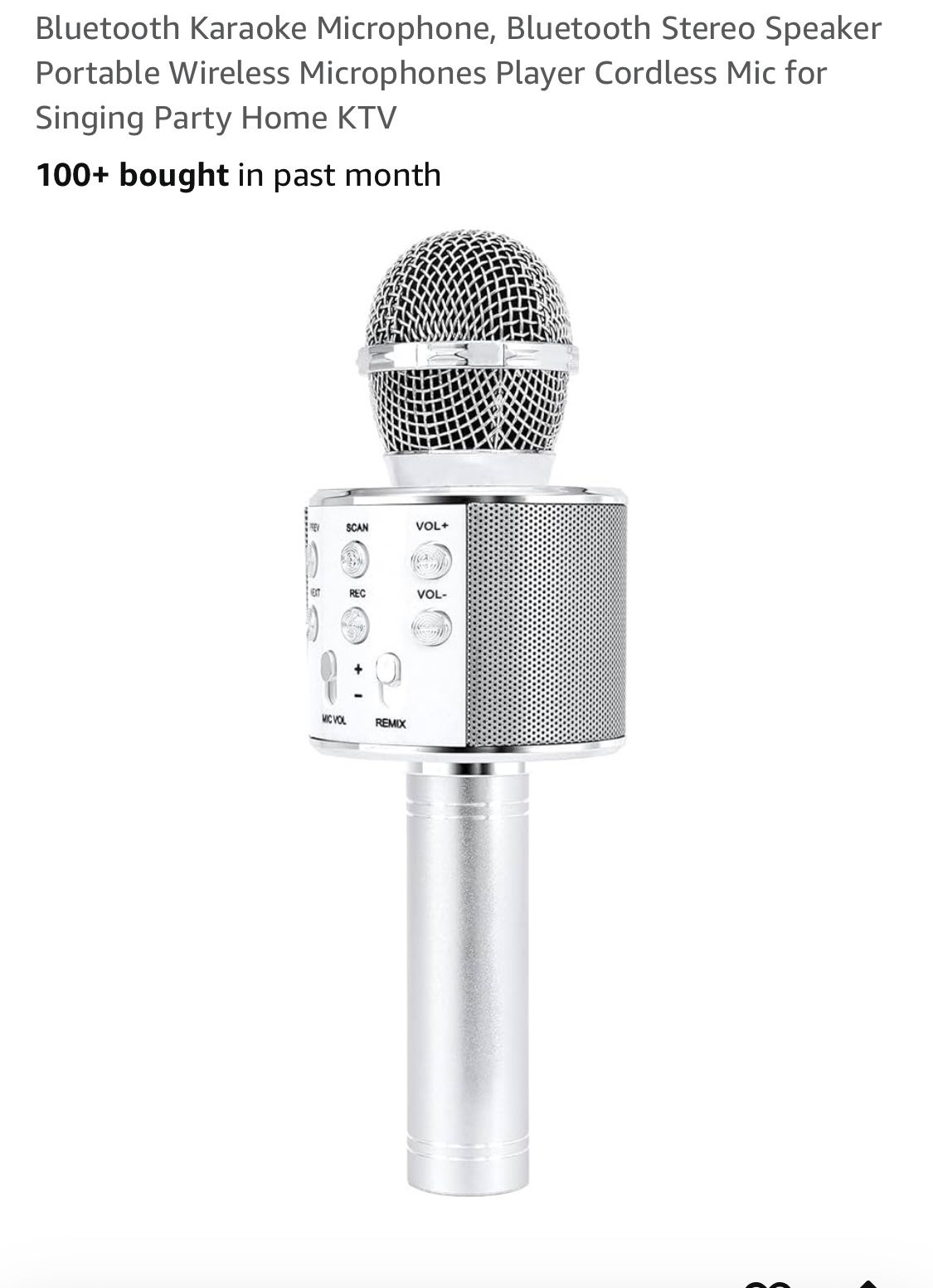 Bluetooth Karaoke Microphone