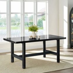 Better Homes & Gardens Adlin 70" Adjustable Dining Table, Charcoal 2 Year Warranty Included NEW!