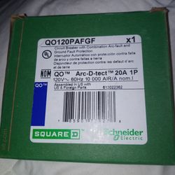 QO120AFGF 20A DUAL ARC FAULT GFI BREAKER