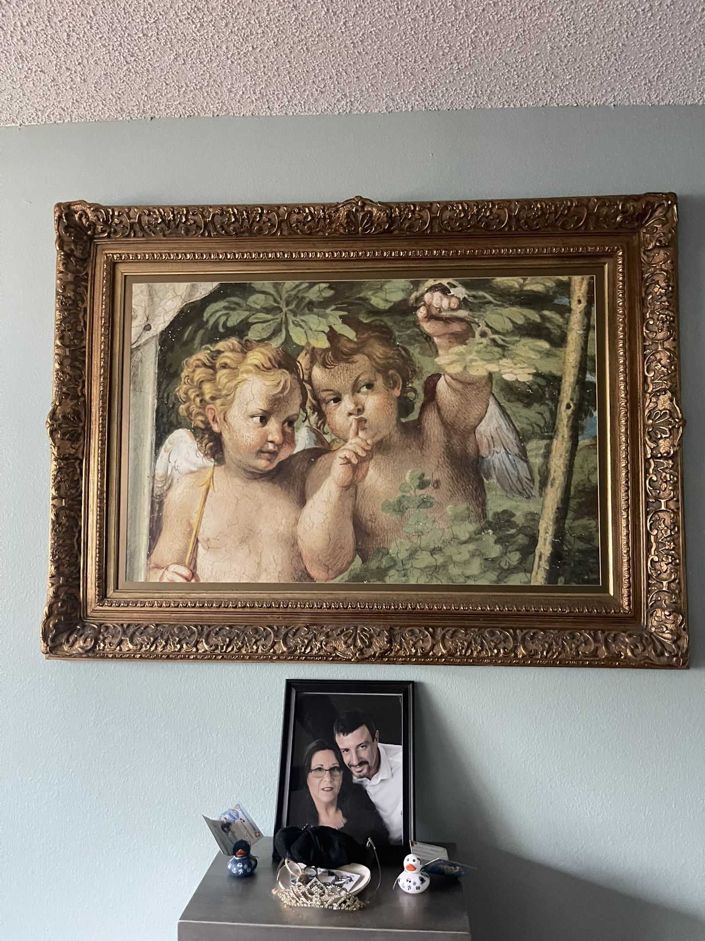 Vintage Antique Angel Picture