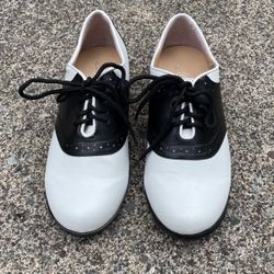 50s style saddle shoes 
