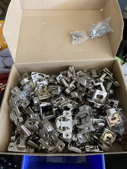 Box of Screws & Hinges