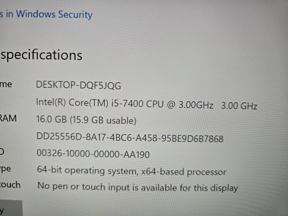 21.5 Imac Ddr4 16gb Ram I5 7400 Cpu