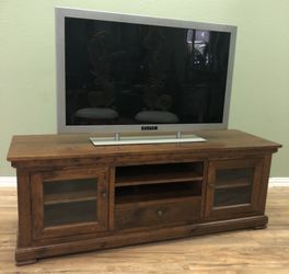 5’ Solid Oak TV Stand Entertainment Center