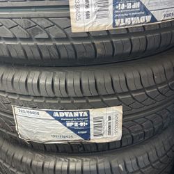 225/60/16 Advanta Tires