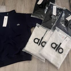 Alo Quarter Zip 85$ Each 