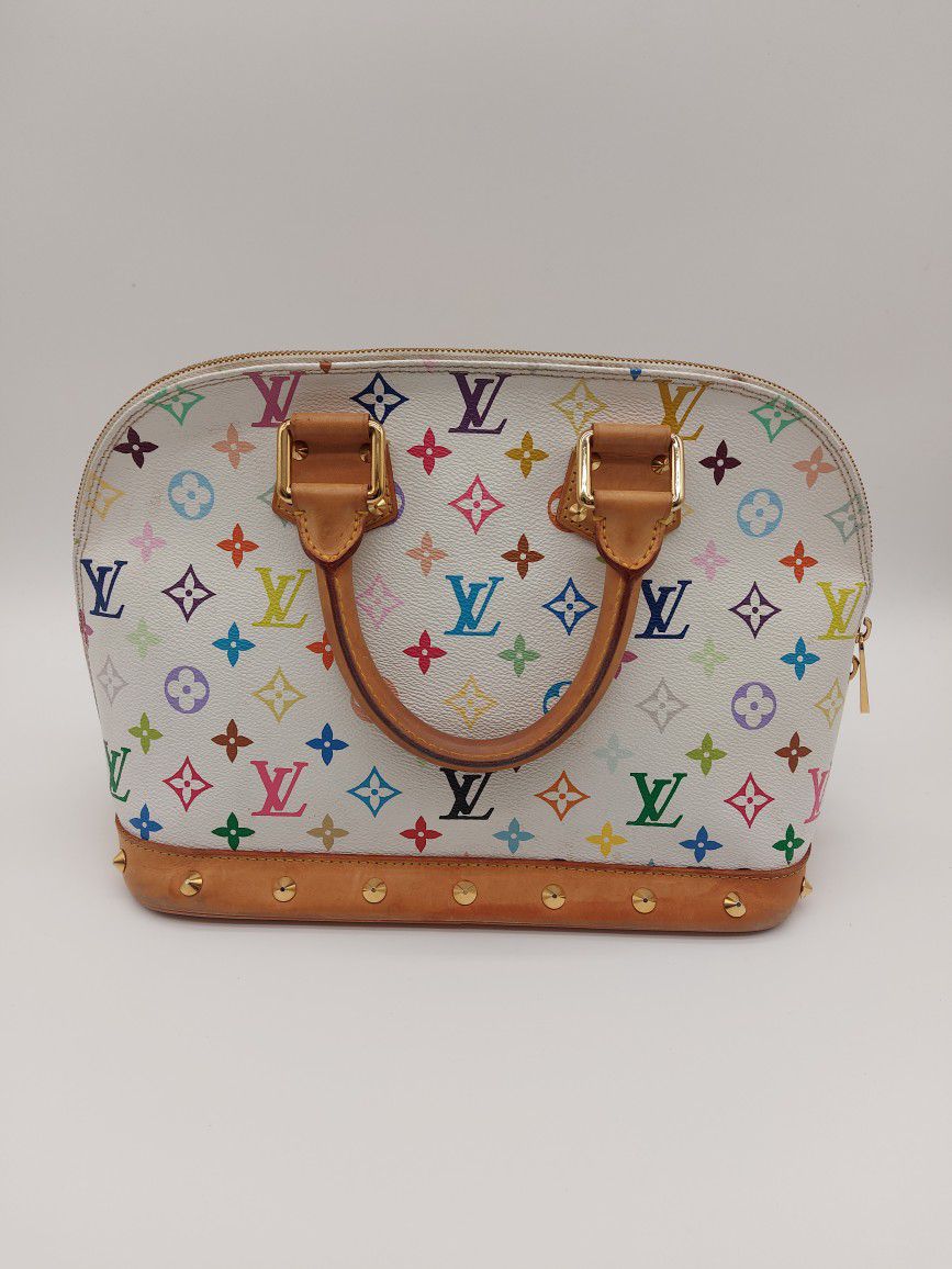 Certified Authentic LOUIS VUITTON Alma Hand Bag Vintage 