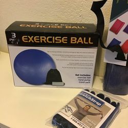 Brand New Set Of 3 Exercises Kit
