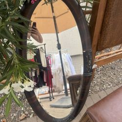 Antique Oval Mirror