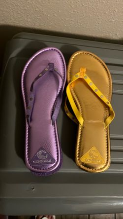 Consuela flip flops