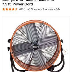 Commercial electric fan