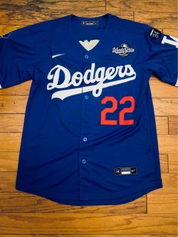 Blue Los Angeles dodgers Clayton Kershaw jersey