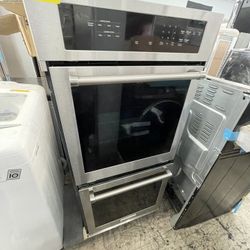 Kitchen Aid 24” Double Oven In Stainless Steel Used Electric 