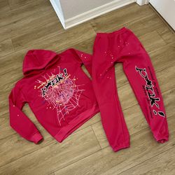 Pink spider tracksuit - Size S
