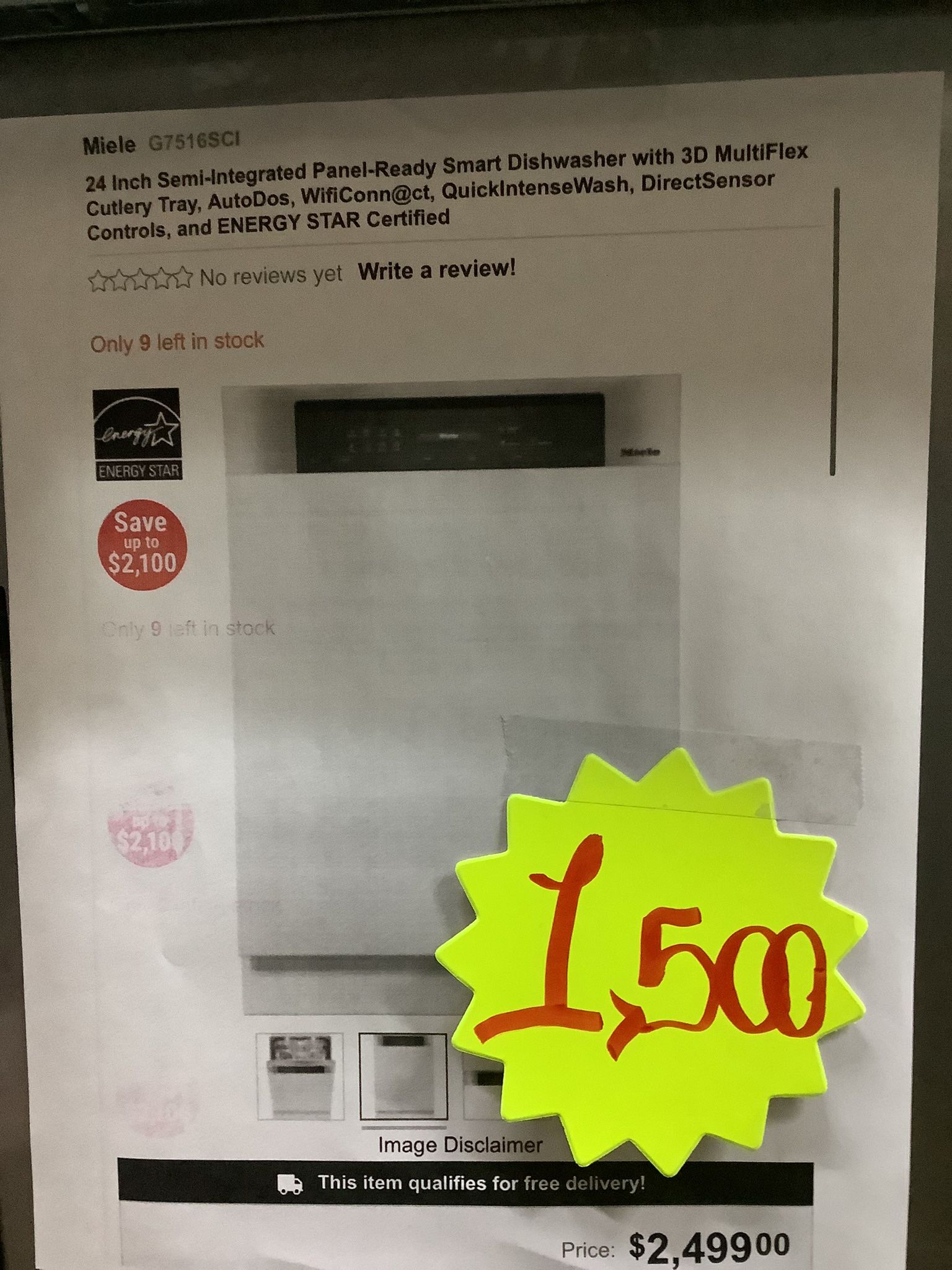 Miele Dishwasher