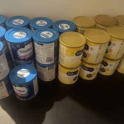 Enfamil And Similac 39 Cans