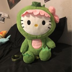 Hello Kitty Dinosaur Backpack