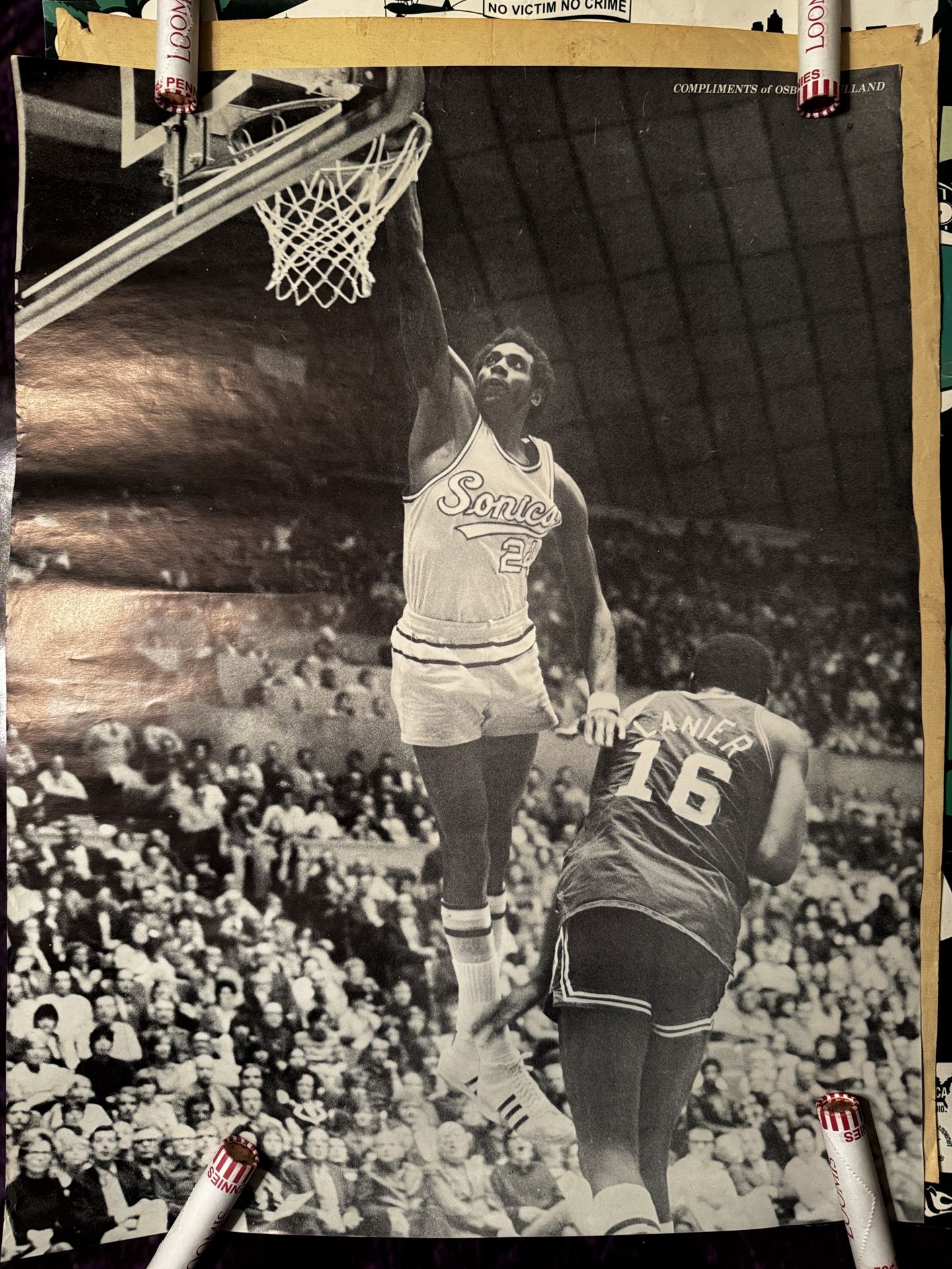 Seattle Supersonics Or Sonics Posters Vintage