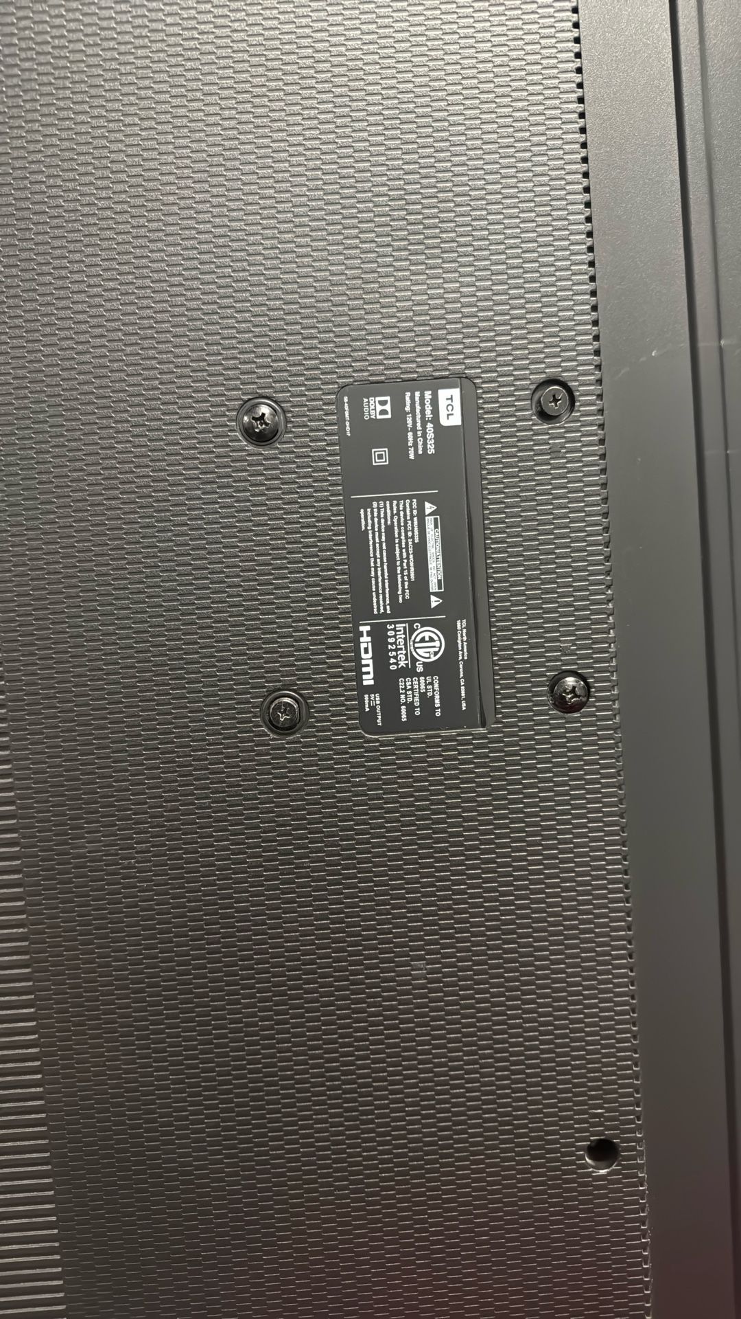 TCL Roku Tv 40”