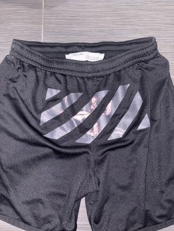 Off-White Diagonal Mesh Shorts