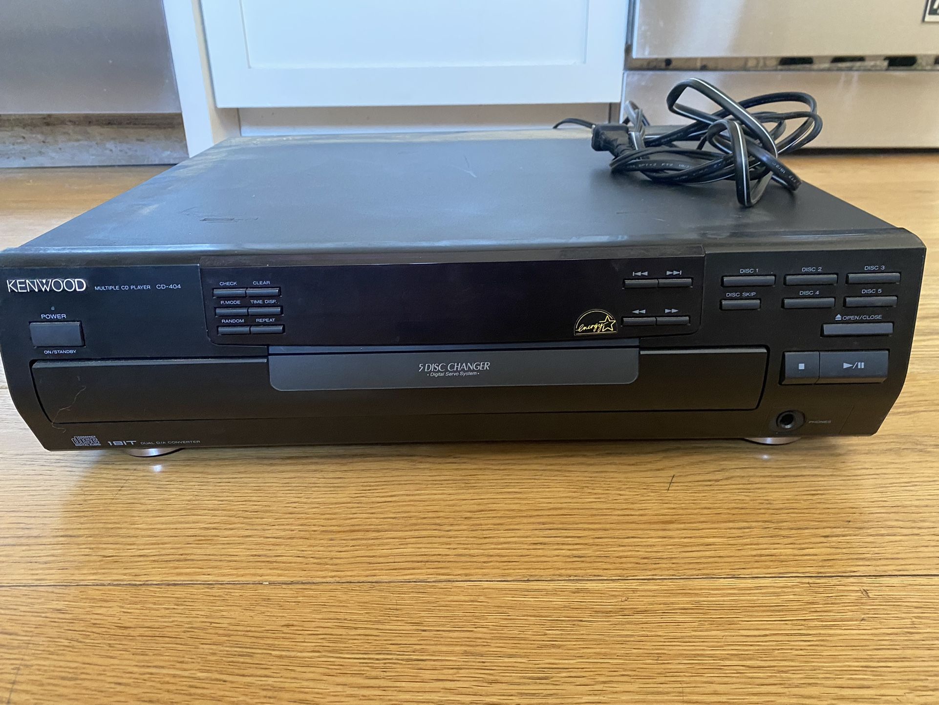 Kenwood 5-disc CD player KENWOOD CD-404 5 Disc CD Player Changer Carousel