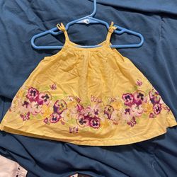 babyGab Yellow Dress 0-3 Months Girls 