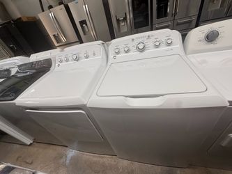 GE Agitator Washer & Dryer Set