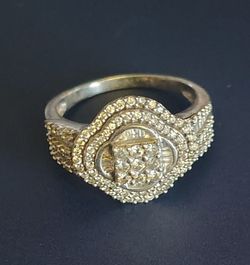 14k gold, 1.25 carats, 145 grams, size 8 diamond ring