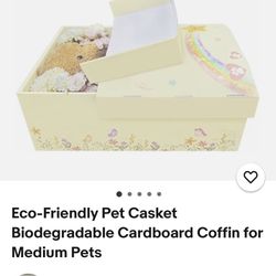 Large Eco Friendly Pet Burial Box