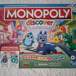 NEW Monopoly Discover Gameboard