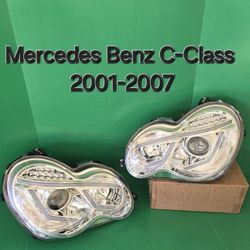 Mercedes Benz C-Class 2001-2007 Headlights 